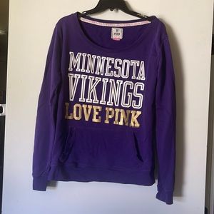 MN Vikings Pink pullover